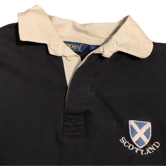 Papini Women’s Scotland Logo Collared Long Sleeve Shirt Size S - Picture 3 of 6